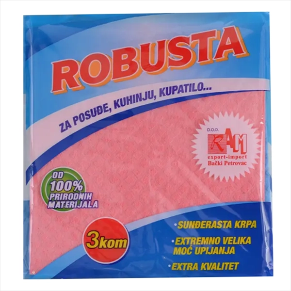ROBUSTA SUNĐERASTA KRPA 3KOM