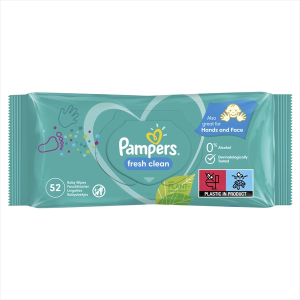 PAMPERS BABY VLAŽNE MARAMICE FRESH CLEAN 52KOM