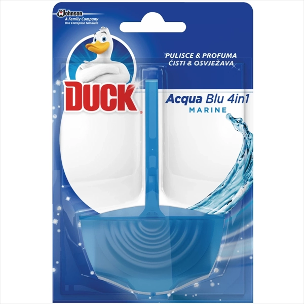 DUCK OSVEŽIVAČ WC ŠOLJE AQUA BLUE MARINE 4U1 1KOM