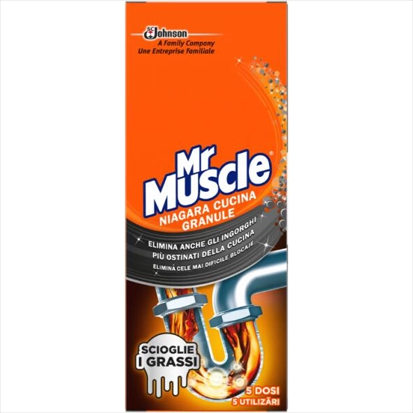 MR.MUSCLE GRANULE ZA ČIŠĆENJE ODVODA NIAGARA 250G