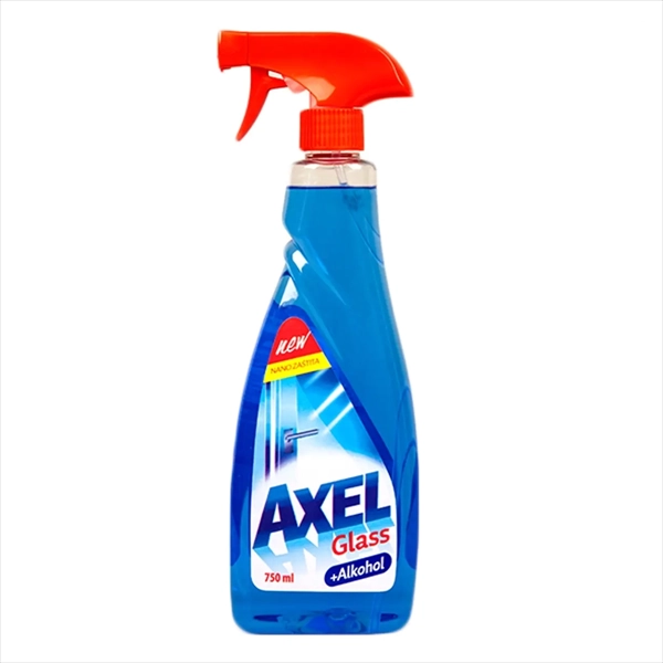 AXEL SREDSTVO ZA ČIŠĆENJE STAKLA SA ALKOHOLOM GLASS PUMPICA 750ML