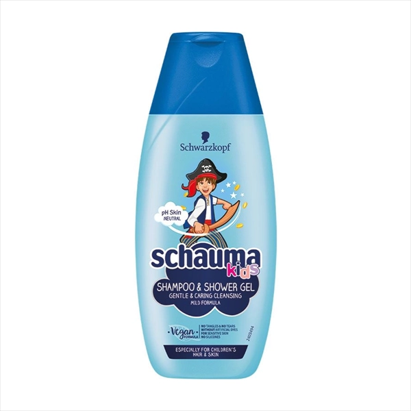 SCHAUMA KIDS ŠAMPON ZA KOSU I GEL ZA TUŠIRANJE 250ML