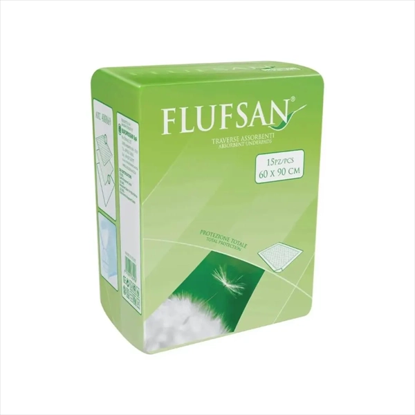 FLUFSAN NEPROMOČIVA PROSTIRKA ZA KREVET 60x90CM 15KOM