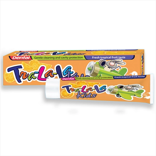 DENTAL DEČIJA PASTA ZA ZUBE TRA-LA-LA KIDS TROPICAL FRUIT 50ML
