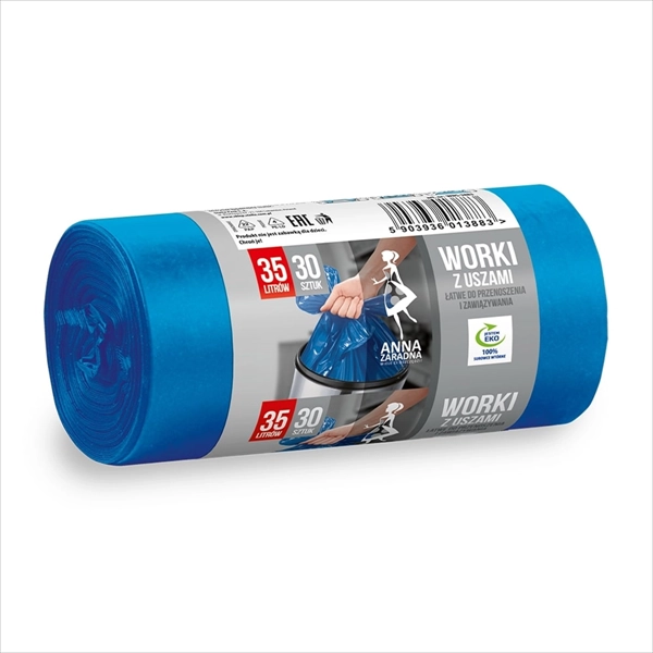 ANNA KESE ZA SMEĆE PLAVE 35L 30KOM