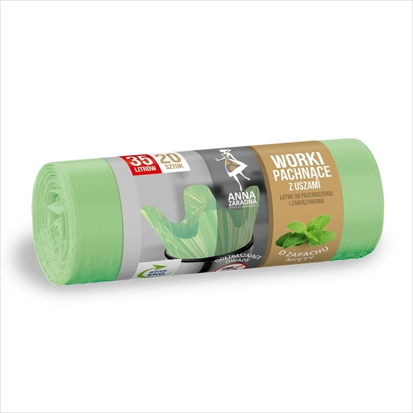 ANNA KESE ZA SMEĆE MENTA 35L 20KOM