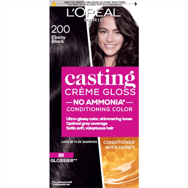 L'OREAL BOJA ZA KOSU CASTING CREME GLOSS 200 EBONY BLACK