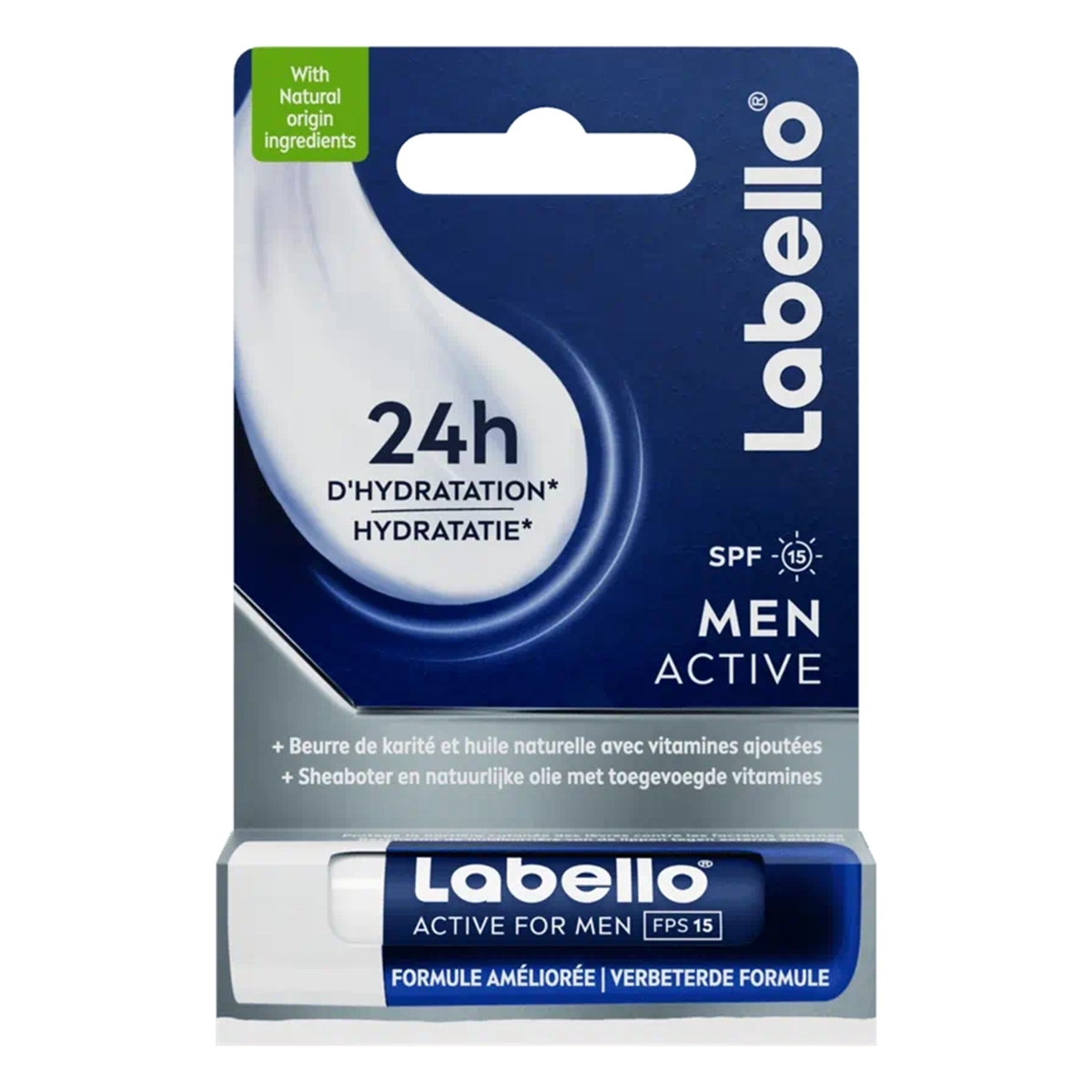 LABELLO BALZAM ZA USNE MEN ACTIVE 4,8G