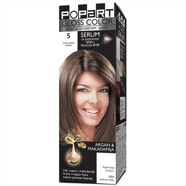 STILL POPART GLOSS COLOR BOJA ZA KOSU 5 ČOKOLADNO SMEĐA