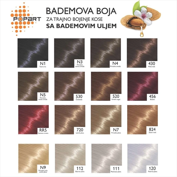 STILL POPART BADEM BOJA ZA KOSU N9 PRIRODNA VRLO SVETLO PLAVA