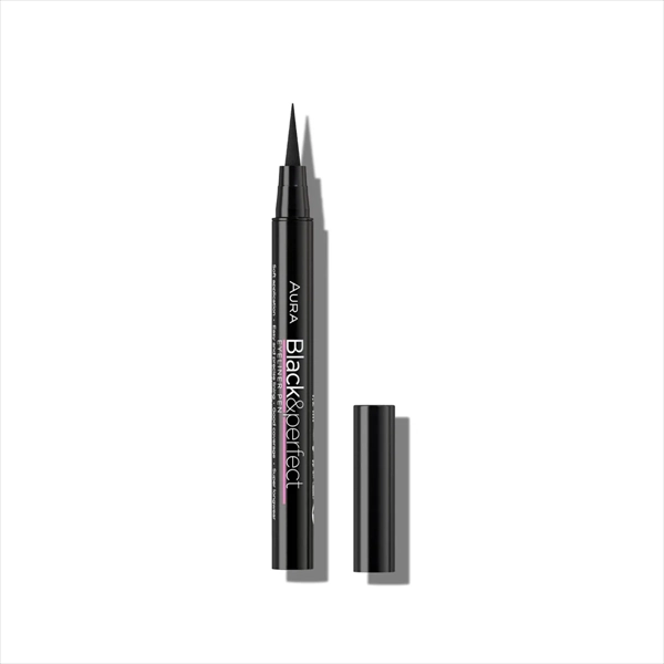 AURA EYELINER FLOMASTER BLACK&PERFECT