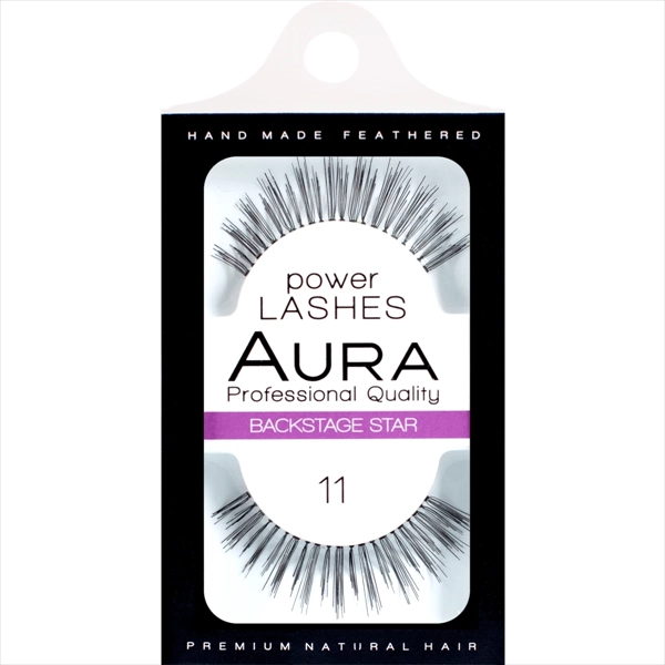 AURA VEŠTAČKE TREPAVICE POWER LASHES 11 BACKSTAGE STAR