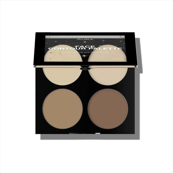 AURA PALETA ZA KONTURISANJE LICA DARK FACE CONTOUR PALETTE