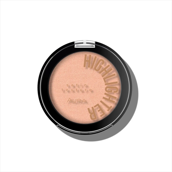 AURA KOMPAKTNI PRAH VISOKOG SJAJA GLORIUS CHEEKS 218 NUDE SHIMMER