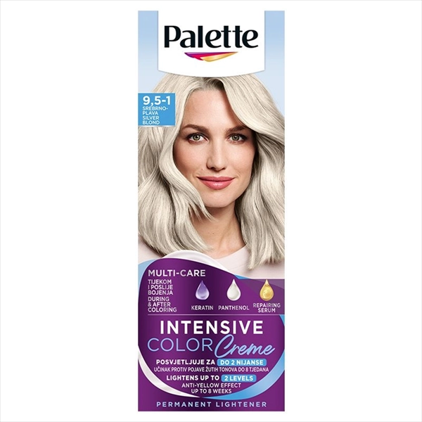 PALETTE INTENSIVE COLOR CREME BOJA ZA KOSU 9.5-1 (C9) SREBRNO PLAVA