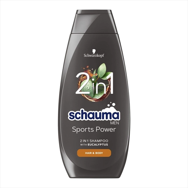 SCHAUMA MEN ŠAMPON ZA KOSU SPORTS POWER 400ML