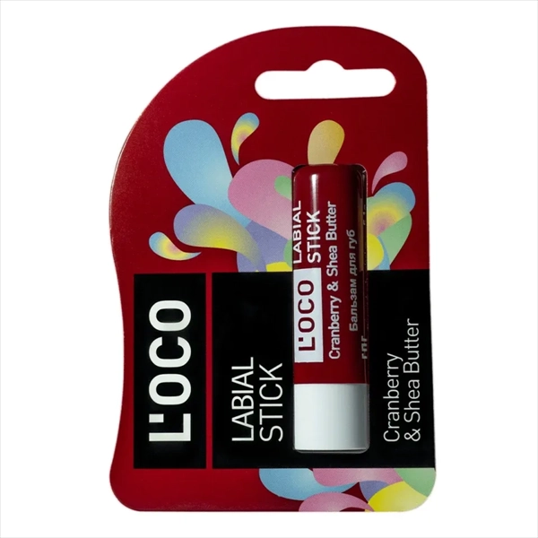 L'OCO STIK BALZAM ZA USNE BRUSNICA&SHEA BUTTER.5.1G