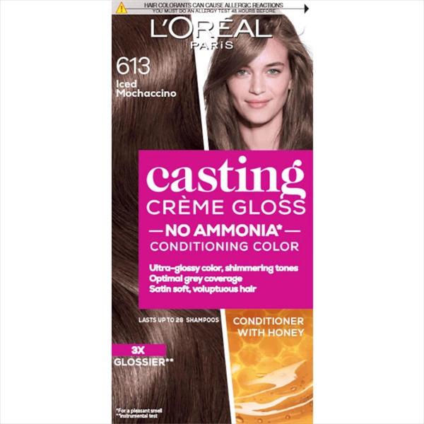 L'OREAL BOJA ZA KOSU CASTING CREME GLOSS 613 ICED MOCHACCINO