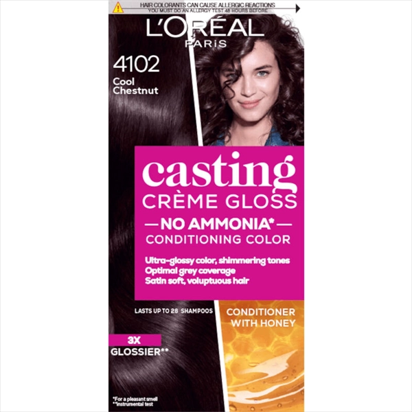 L'OREAL BOJA ZA KOSU CASTING CREME GLOSS 4102 COOL CHESTNUT