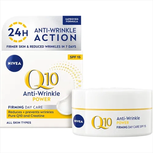 NIVEA DNEVNA KREMA ZA LICE PROTIV BORA Q10 POWER SPF15 50ML