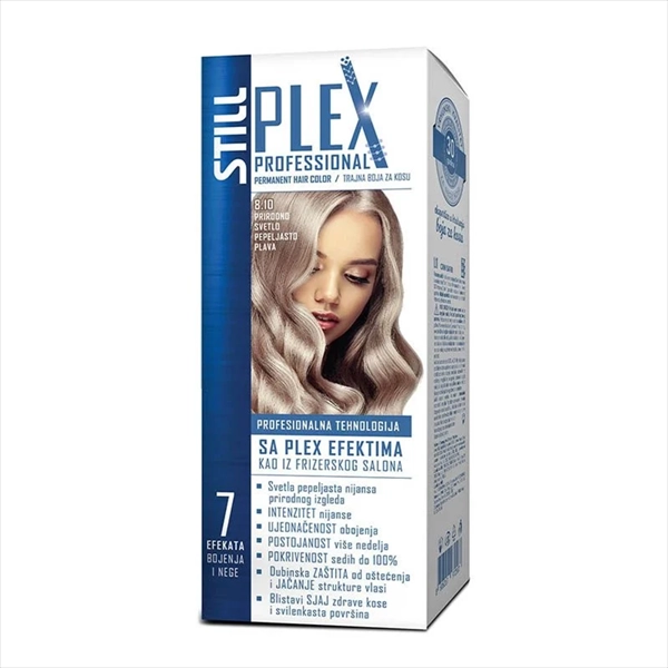 STILL PLEX PROFESSIONAL BOJA ZA KOSU 8.10 PRIR. SVETLO PEPELJ. PLAVA