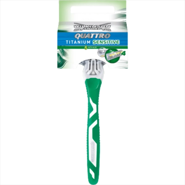 WILKINSON JEDNOKRATNI BRIJAČ QUATTRO TITANIUM SENSITIVE 1KOM