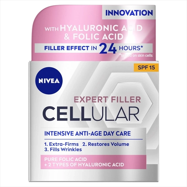 NIVEA DNEVNA KREMA ZA LICE CELLULAR EXPERT FILLER ANTI-AGE SPF15 50ML