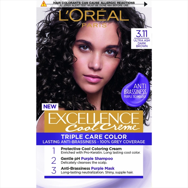 L'OREAL BOJA ZA KOSU EXCELLENCE 3.11 ULTRA ASH DARK BROWN