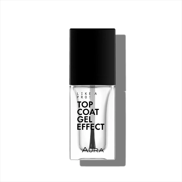 AURA ZAVRŠNI SLOJ LAKA ZA NOKTE VISOKOG SJAJA TOP COAT GEL EFFECT