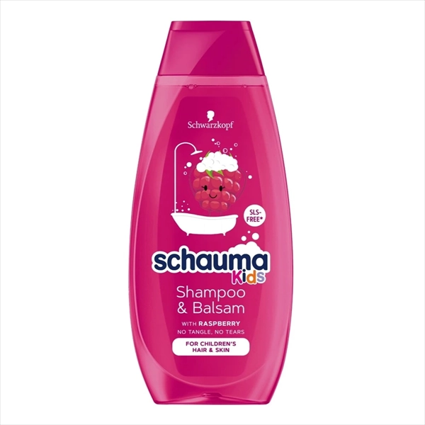 SCHAUMA KIDS ŠAMPON I BALZAM ZA KOSU RASPBERRY 2U1 400ML