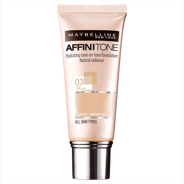 MAYBELLINE TEČNI PUDER NEW YORK AFFINITONE 03 LIGHT SAND BIEGE 30ML