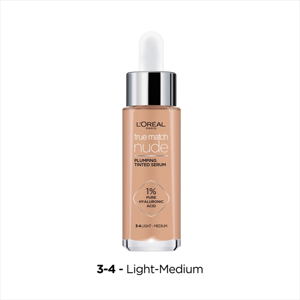 L'OREAL TONIRANI SERUM TRUE MATCH NUDE 3-4 LIGHT-MEDIUM 30ML
