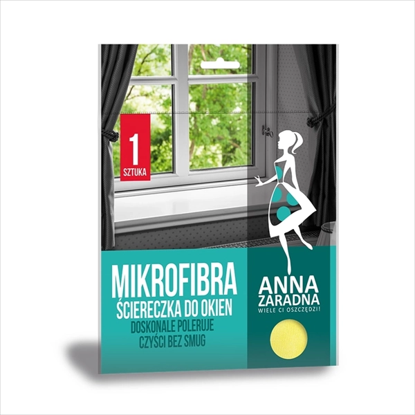 ANNA MIKROFIBER KRPA ZA STAKLO 1KOM