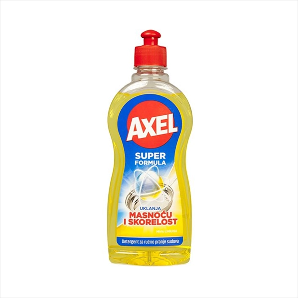 AXEL TEČNI DETERDŽENT ZA PRANJE SUDOVA LIMUN 450ML