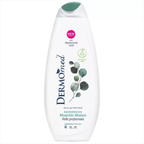 DERMOMED GEL ZA TUŠIRANNJE BELI MOŠUS 650ML