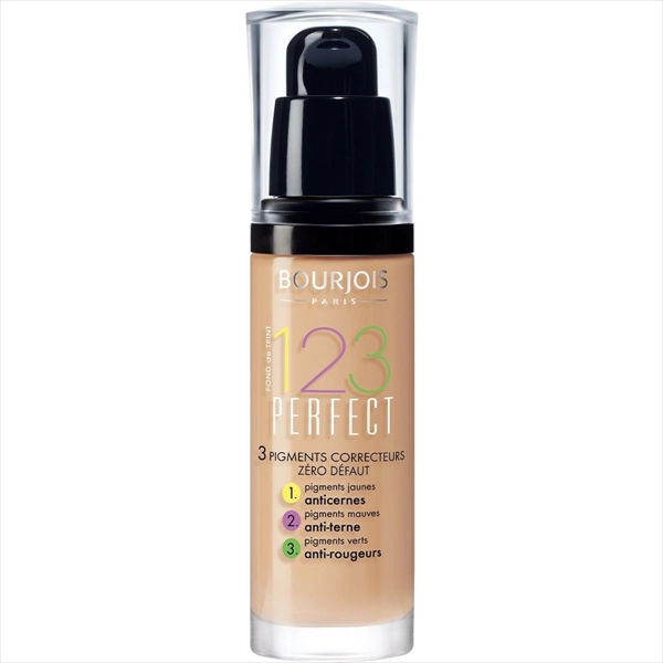 BOURJOIS TEČNI PUDER 123 PERFECT FOUNDATION 53 LIGHT BIEGE 30ML