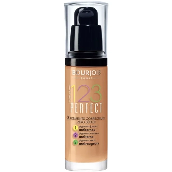 BOURJOIS TEČNI PUDER 123 PERFECT FOUNDATION 57 LIGHT BRONZE 30ML
