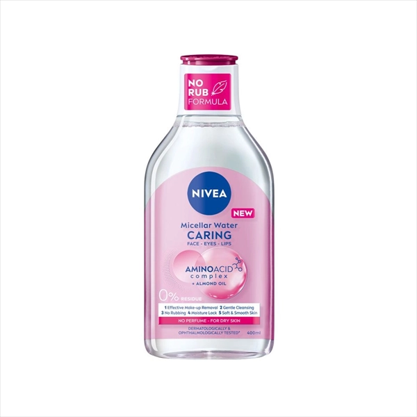 NIVEA MICELARNA VODA ZA LICE CARING ZA SUVU KOŽU 3U1 400ML
