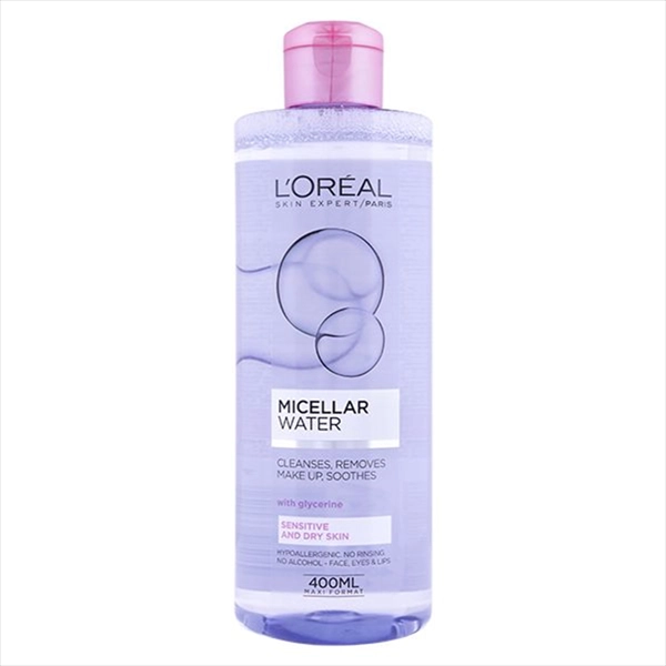 L'OREAL MICELARNA VODA ZA LICE ZA OSETLJIVU I SUVU KOŽU 400ML
