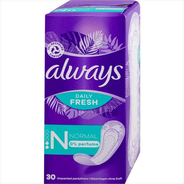 ALWAYS DNEVNI HIGIJENSKI ULOŠCI DAILY FRESH NORMAL 30KOM