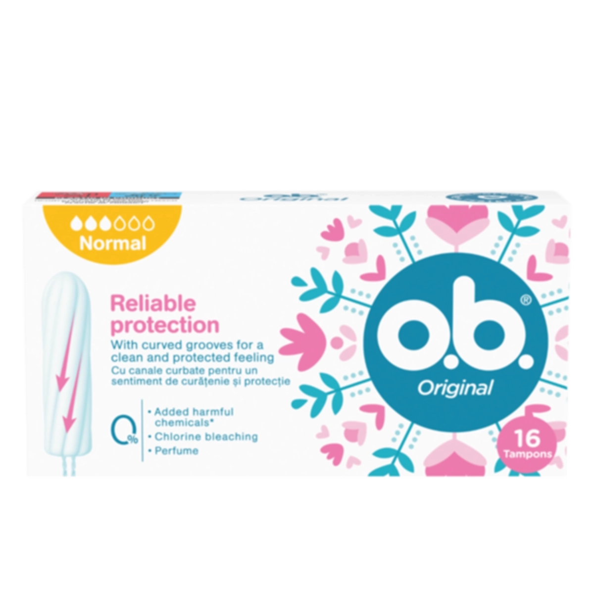 O.B. TAMPONI ORIGINAL NORMAL 16KOM
