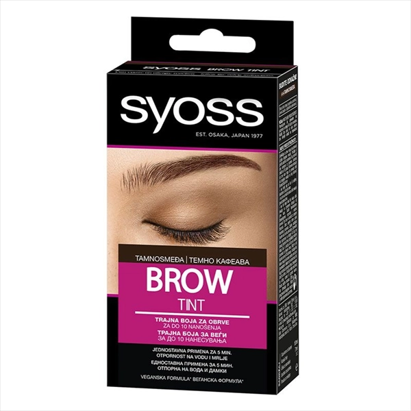 SYOSS BOJA ZA OBRVE TAMNO SMEĐA