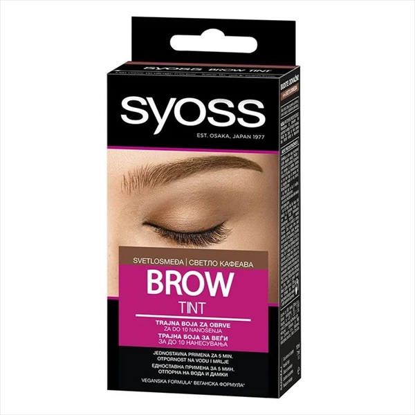 SYOSS BOJA ZA OBRVE SVETLO SMEĐA