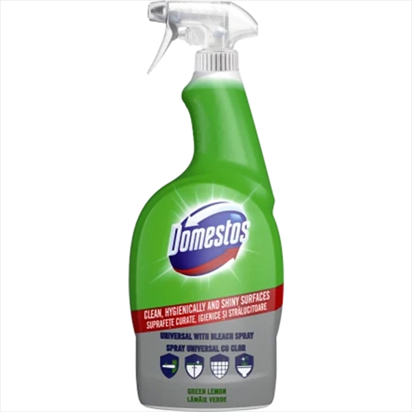 DOMESTOS SPRAY GREEN LEMON 750ML