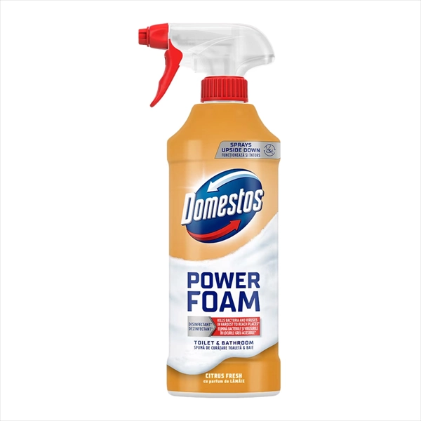 DOMESTOS PENA ZA ČIŠĆ. KUPATILA POWER FOAM CITRUS FRESH PUMPICA 435ML