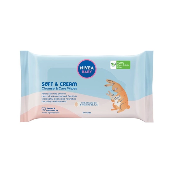 NIVEA BABY VLAŽNE MARAMICE SOFT&CREAM 57KOM