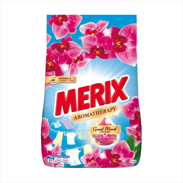 MERIX AROMATHERAPY PRAŠK. DETERDŽENT ZA VEŠ ORHIDEJA 27 PRANJA 2.025KG