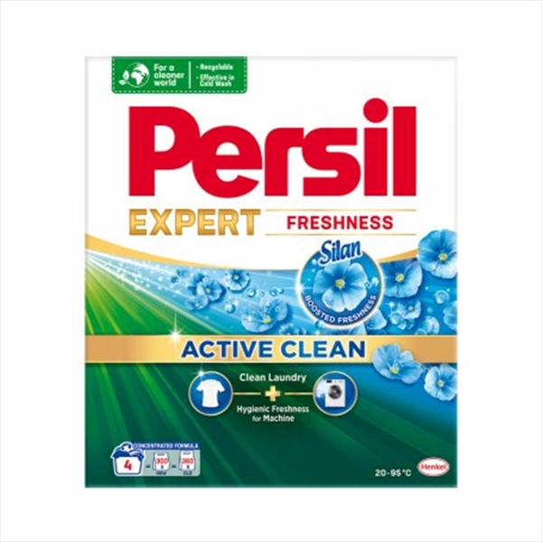 PERSIL PRAŠKASTI DETERDŽENT ZA VEŠ ACTIVE CLEAN SILAN 4 PRANJA 300G
