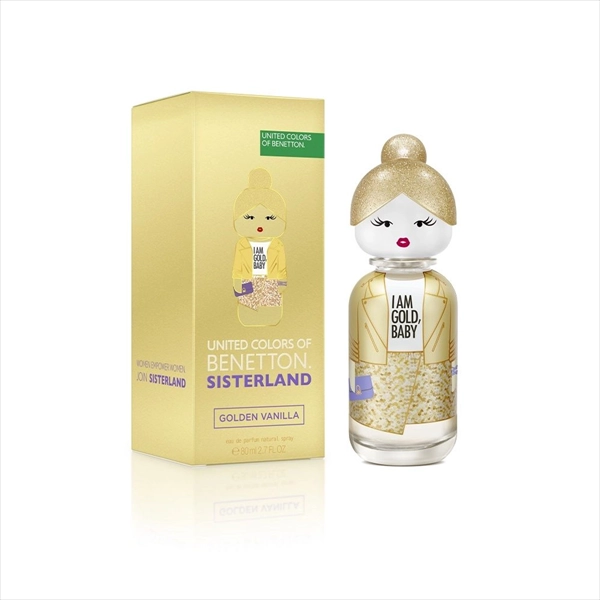 BENETTON SISTERLAND GOLDEN VANILLA EDP WOMEN 80ML