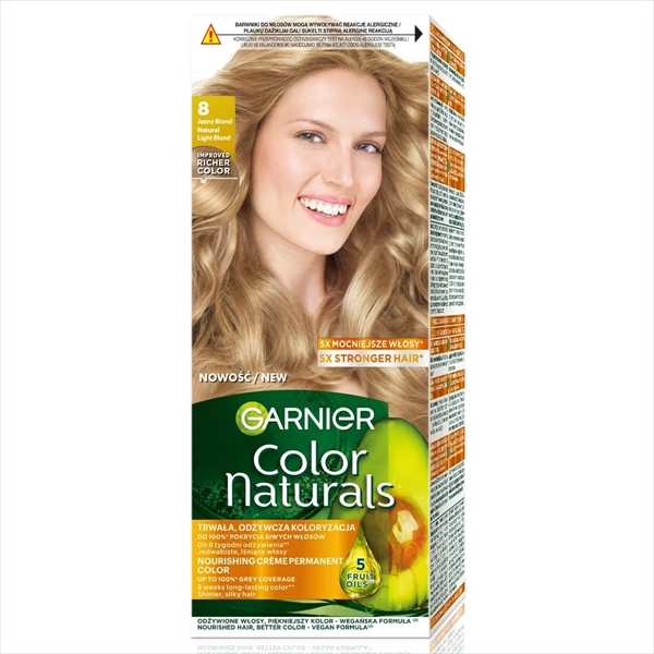 GARNIER COLOR NATURALS BOJA ZA KOSU 8 PRIRODNA SVETLO PLAVA